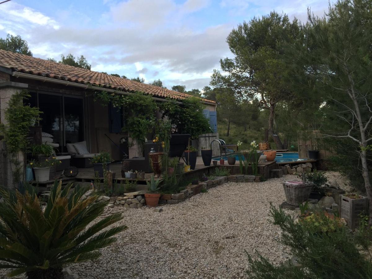 Villa En Bordure De Colline*Piscine*Clim*Netflix Les Matelles Экстерьер фото